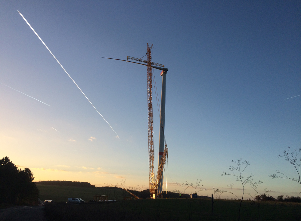 Planung einer neuen Windkraftanlage durch BIOPLAN Höxter